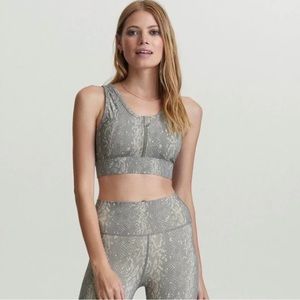 Varley Luna print sports bra